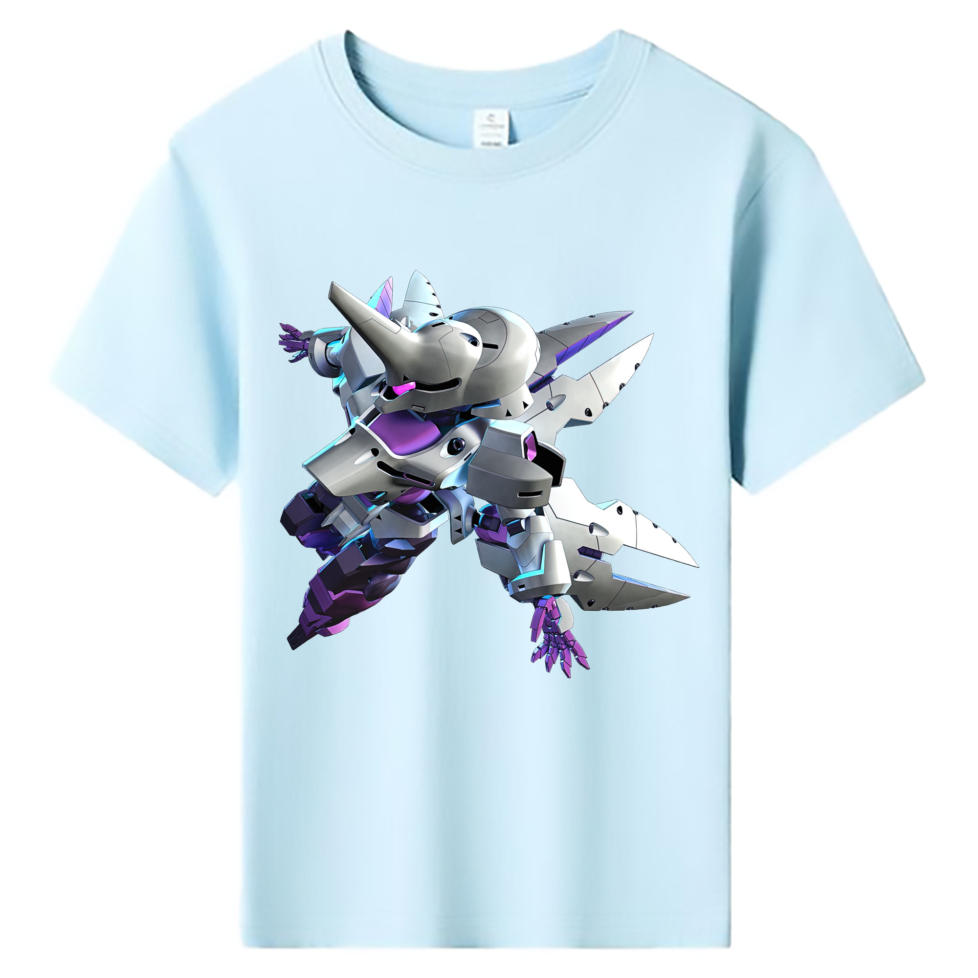 （画像用） 機動戦士ガンダム Mobile Suit Gundam 綿100％キッズTシャツ（フロントプリント）